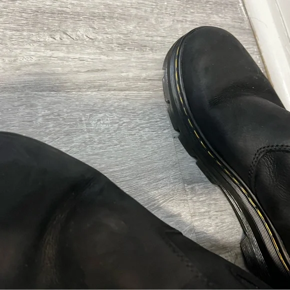 Dr. Martens Black Leather Boots - Picture 7 of 8
